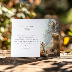 Informações Cartão de Solicitação de Livro para Chás de Bebê F