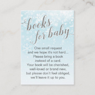 Informações Cartão de Solicitação de Livro para Chás de Bebê M