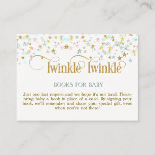 Informações Cartão de Solicitação de Livros Twinkle Little Sta