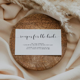 Informações Cartão de solicitação de Receita preto e branco El