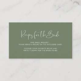 Informações Cartão de solicitação de Receita Verde de Sage Esc