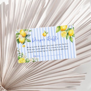 Informações Cartão de Sorteio de Fraldas Blue Citrus Lemon Cia