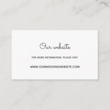 Cartão do site de casamento Floral Wreath