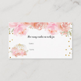 Informações Cartão Floral de Abóbora Quantos Doces no Jarro