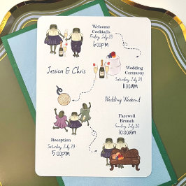 Informações Cartão Ilustrado de Enclosure para Fim de Semana d
