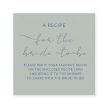 Cartão incluso "UMA RECEITA" para o chá de lingeri