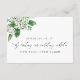 Informações Cartão Online RSVP de Casamento de Caligrafia Hydr