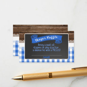 Informações Cartão Raffle de Fralda Baby Q - Azul