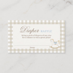 Informações Cartão Raffle para Fralda de cavalo