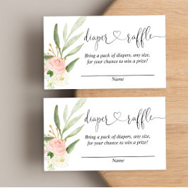 Informações cartão verde cor-de-rosa de fralda de chá de frald