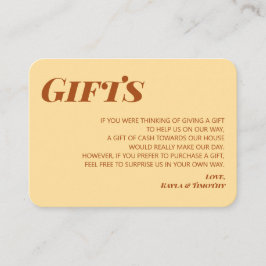 Informações Casamento de Cartão de Gabinete com Detalhes do Pr