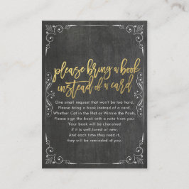 Informações Chá de fraldas Traga um livro em vez de um cartão