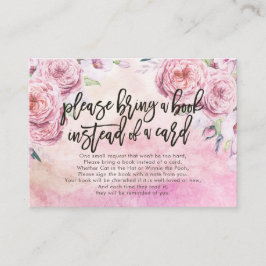 Informações Chá de fraldas Traga um livro em vez de um cartão