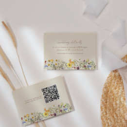 Informações Código QR do Cartão de Detalhes do Casamento no Ja