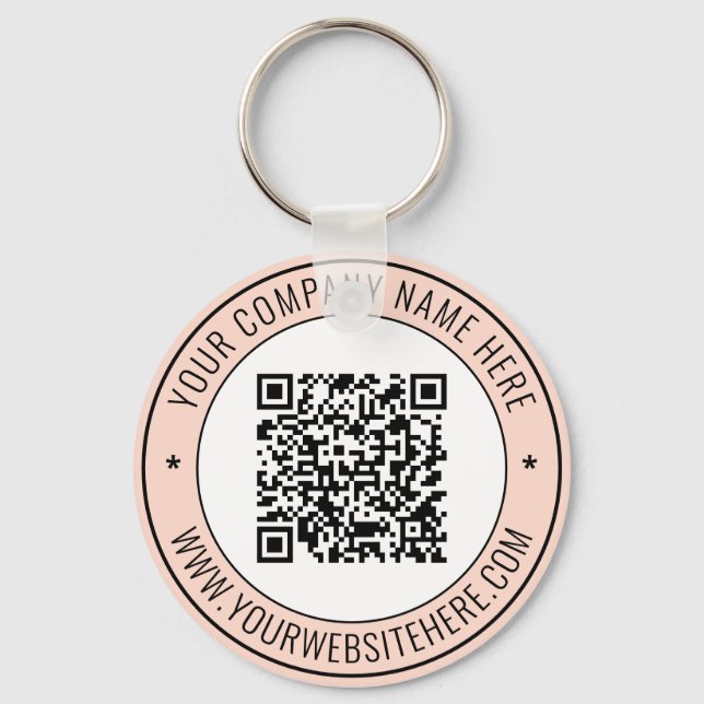 Informações de código QR Texto Chaveiro Promociona (Frente)