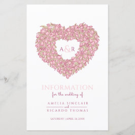 Informações de convidado de casamento do tulipa ro