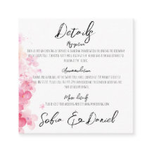 Detalhe do Cartão de Casamento Botânico Minimalist