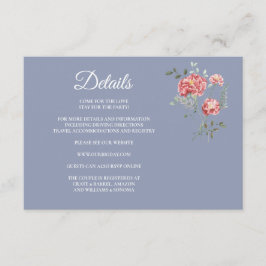 Informações Detalhes do Cartão de Enclausuramento de Cravos e