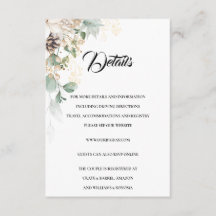 Detalhes do Cartão de Enclausuramento Floral Doura