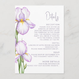 Informações Detalhes do Cartão de Enclausuramento para Casamen