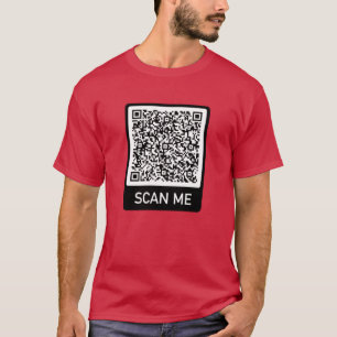 Informações do Código QR Digitalizar-me T-Shirt En