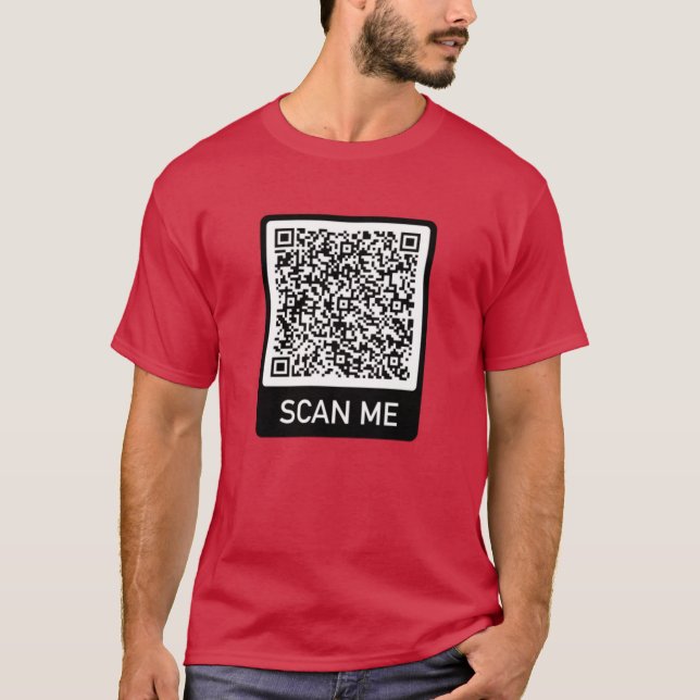 Informações do Código QR Digitalizar-me T-Shirt En (Frente)