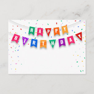 Informações Feliz Cartão de Aniversário