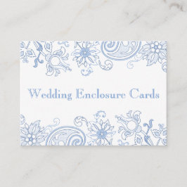 Informações Flores a cores - Cartão de gabinete de casamento d