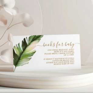 Informações Folha de Chá de fraldas Palm Folaf para Cartão de 