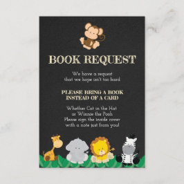 Informações Jungle Traga um cartão de livro, Safari Traga um c