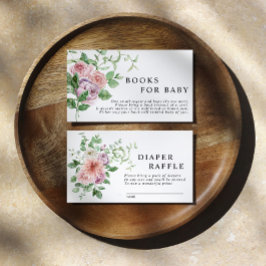 Informações Livro Romântico de flores para cartão de gabinete