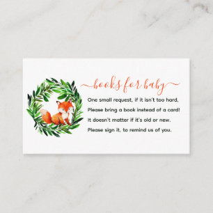 Informações Livros Cute Fox para Cartão de Envio de Chuveiro d