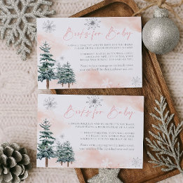 Informações Livros de Chá de fraldas de inverno para cartão de