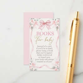 Informações Livros de chá de fraldas para Cartão de Bebê com a