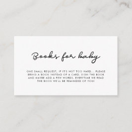 Informações Livros de Chá de fraldas Simples para o Cartão de 