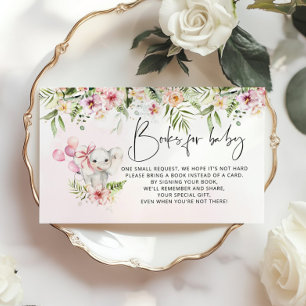 Informações Livros de elefante cor-de-rosa para cartão de vis