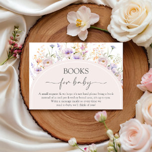 Informações Livros de Flor Silvestre para Cartão de Bebê