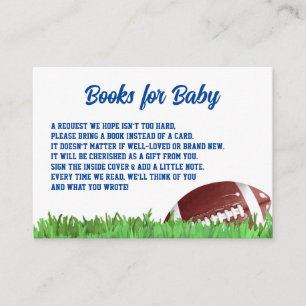 Informações Livros de Futebol Americano Para Cartão de Bebê