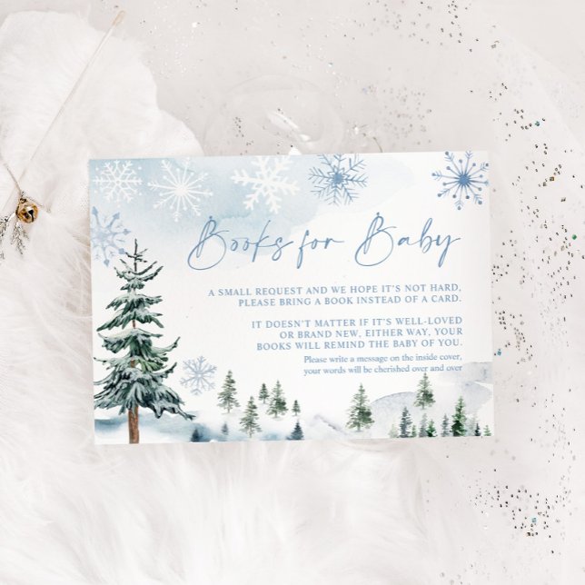 Informações Livros de inverno para Cartão de Bebê (Criador carregado)