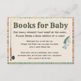 Informações Livros de Menino Pescador para Cartão de Bebê
