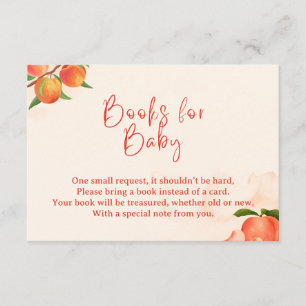 Informações Livros de Peach para Bebê Cartão – Tema Frutas