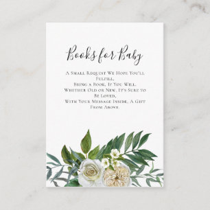 Informações Livros Emerald Greenery para Cartão de Bebê