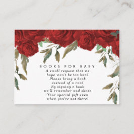 Informações Livros florais do Rosa vermelha para cartão de ped