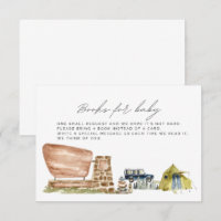 Livros Para Bebê, Cartão de Chá de fraldas, Nação