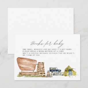 Informações Livros Para Bebê, Cartão de Chá de fraldas, Nação