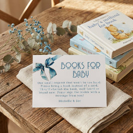 Informações Livros para Bebê de Blue Jean Baby Cartão de Envio