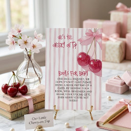 Informações Livros para Cartão de Bebê Cereja Vermelho Rosa Ar