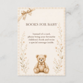 Informações Livros para cartão de bebê de ursinho de pelúcia n