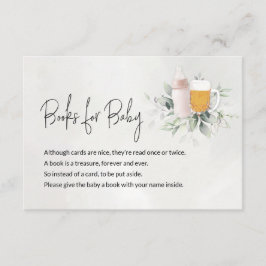 Informações Livros para o Cartão de Mensagem Bebê - Um Bebê es