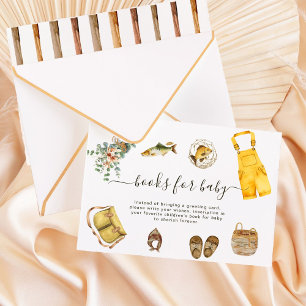 Informações Livros Rustic Little Fish para Cartão de Bebê